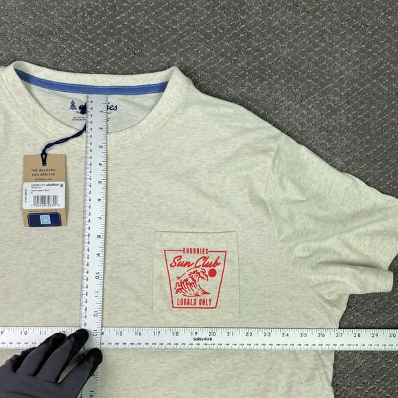 Chubbies T Shirt Men's XL Sun Club Pocket Graphic - Picture 10 of 12